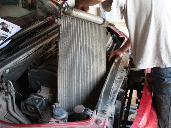 ремонт и замена радиатора авто в минске